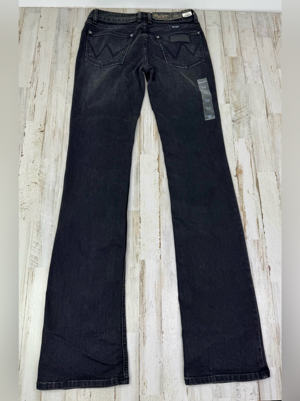 Wrangler Retro Mid Rise Bootcut Women's 3x36 (29x36) Stretch Black NWT